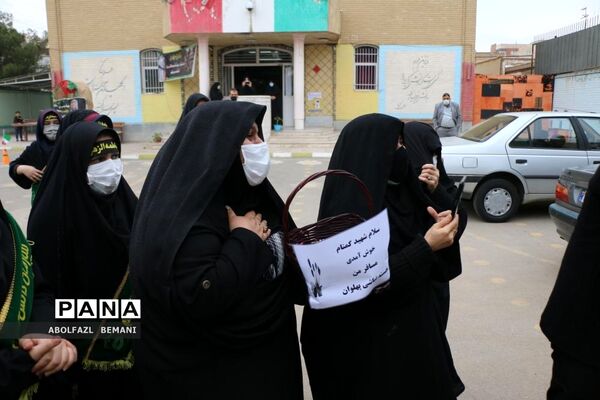یادواره شهدا در مدرسه تمام تشکیلاتی شهید بیطرفان قم