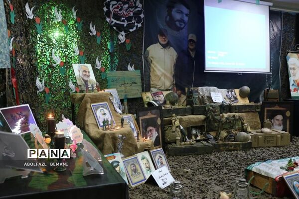 یادواره شهدا در مدرسه تمام تشکیلاتی شهید بیطرفان قم