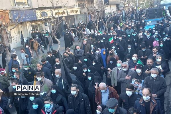 تشیع پیکرهای مطهر ۱۵۰ شهید گمنام دفاع مقدس