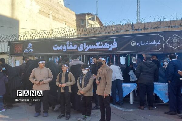 تشیع پیکرهای مطهر ۱۵۰ شهید گمنام دفاع مقدس