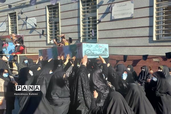 تشیع پیکرهای مطهر ۱۵۰ شهید گمنام دفاع مقدس