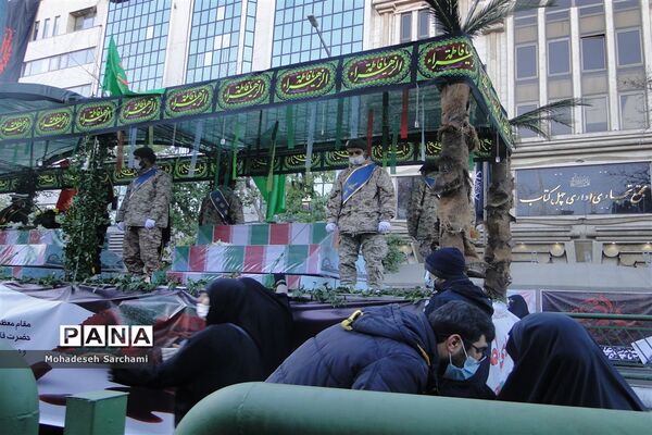 تشییع پیکر ۱۵۰ شهید دوران دفاع مقدس