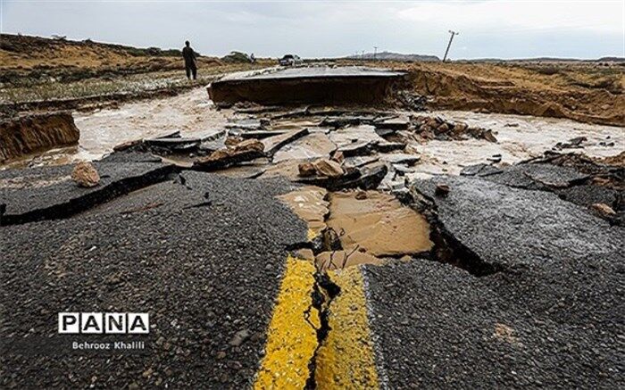 خسارت 800 میلیارد تومانی سیل به راه‌های جنوب سیستان و بلوچستان
