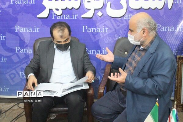 بازدید مشاور جوان استاندار از خبرگزاری پانا استان  بوشهر