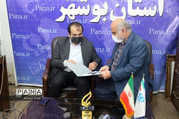 بازدید مشاور جوان استاندار از خبرگزاری پانا استان  بوشهر