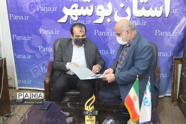 بازدید مشاور جوان استاندار از خبرگزاری پانا استان  بوشهر