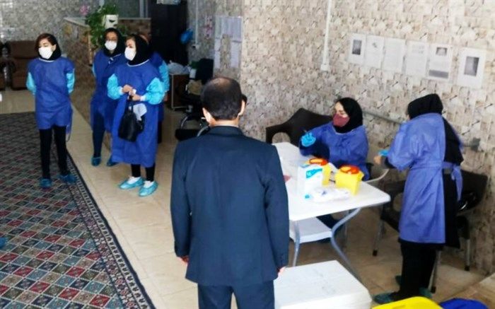 تزریق دز سوم واکسن کرونا در مراکز توانبخشی 