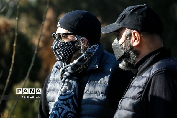 مراسم خاکسپاری حمید لبخنده