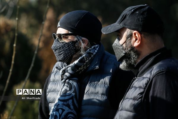 مراسم خاکسپاری حمید لبخنده