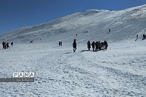 طبیعت برفی سپیدان استان فارس