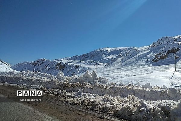 طبیعت برفی سپیدان استان فارس