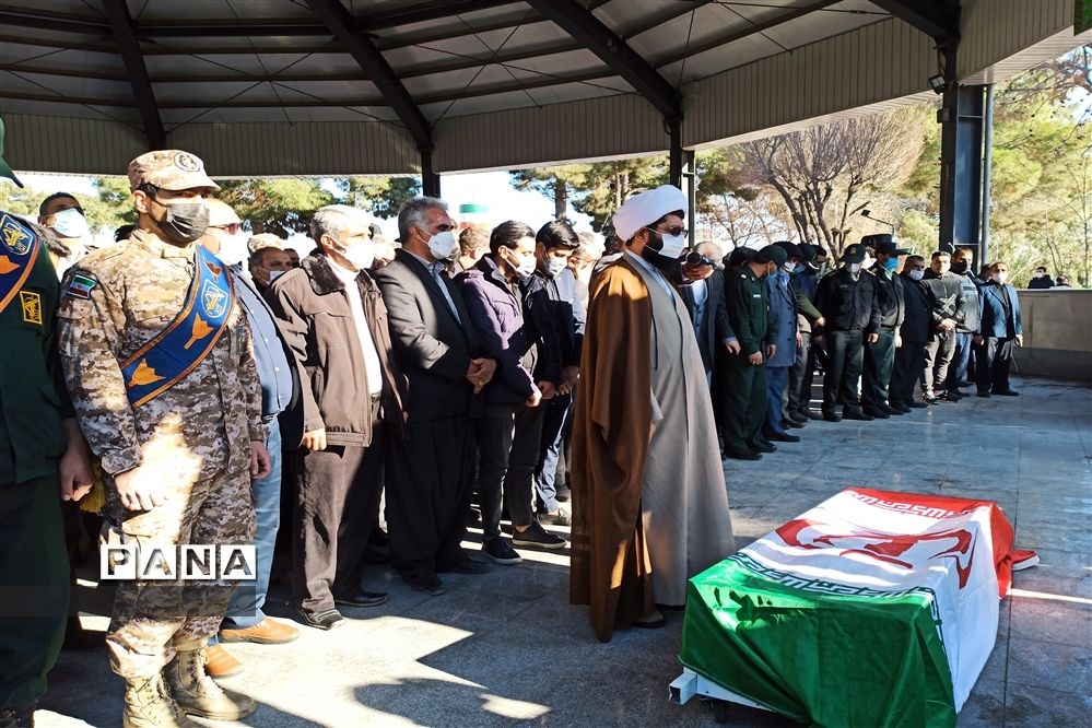 تشیع پیکر شهید زواره راغسر در شهرقدس