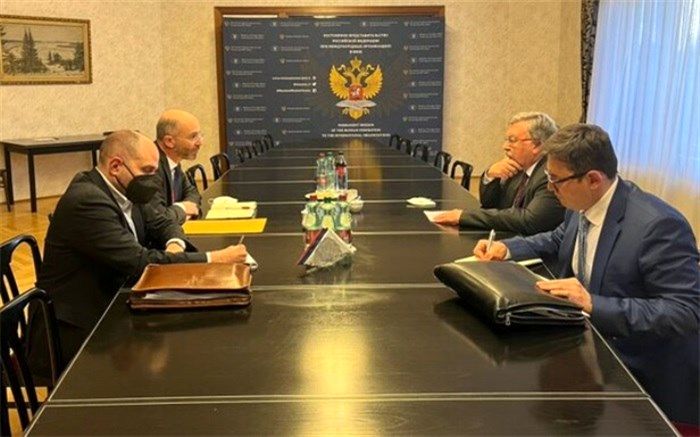 دیدار برجامی اولیانوف و نماینده آمریکا