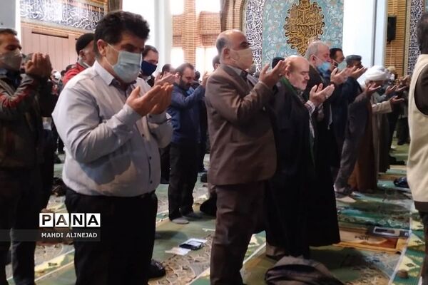 نماز باشکوه جمعه در مسجد الغدیر شهرستان پردیس