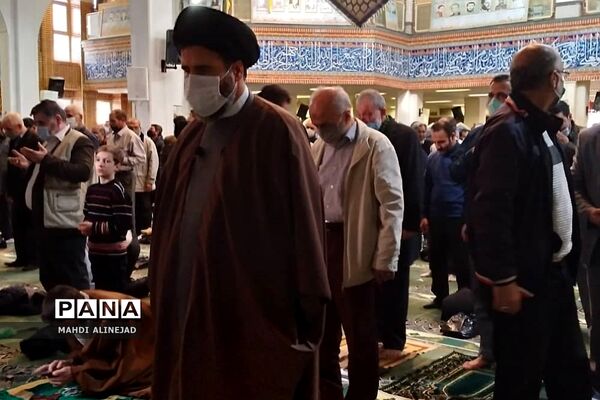 نماز باشکوه جمعه در مسجد الغدیر شهرستان پردیس
