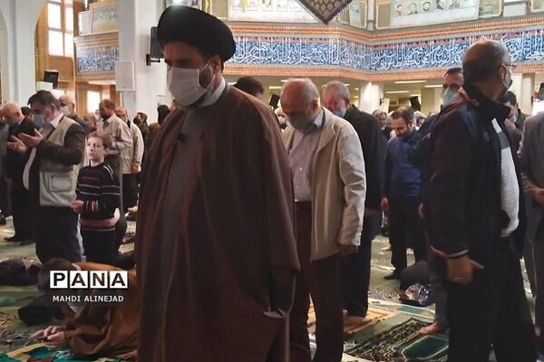 نماز باشکوه جمعه در مسجد الغدیر شهرستان پردیس