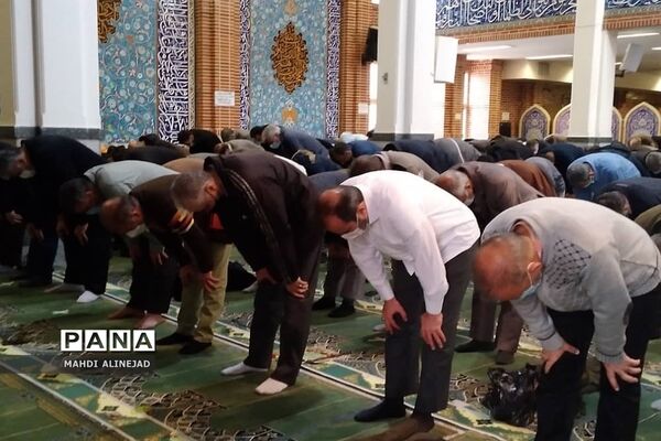 نماز باشکوه جمعه در مسجد الغدیر شهرستان پردیس