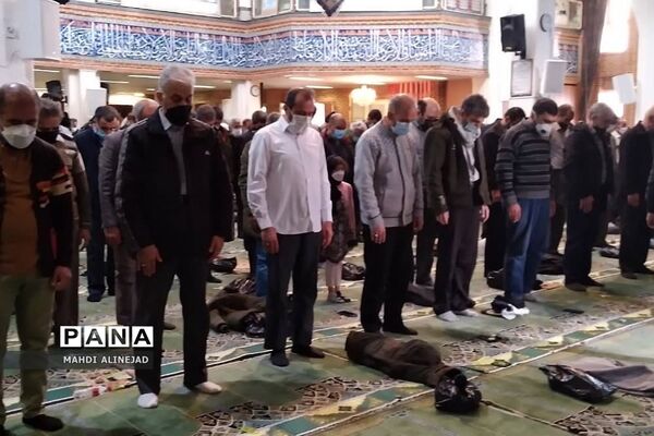 نماز باشکوه جمعه در مسجد الغدیر شهرستان پردیس