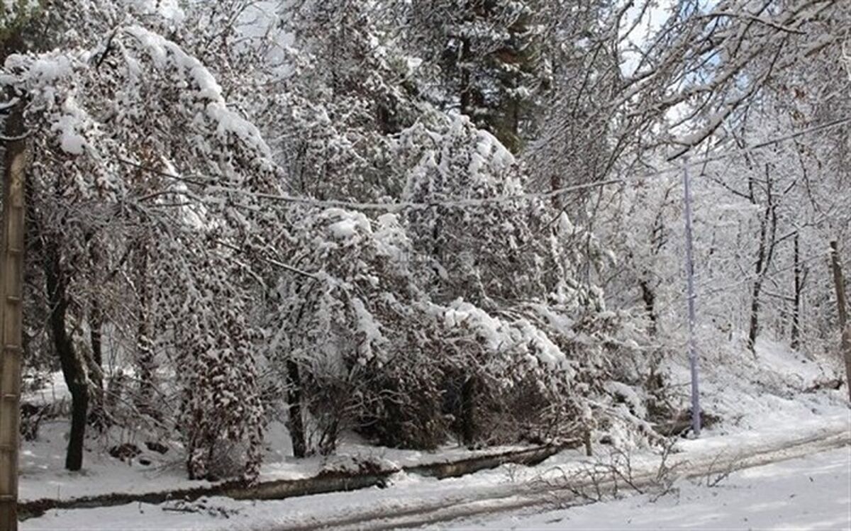 بارش ۳۰ سانتی برف در محورهای کوهستانی گیلان