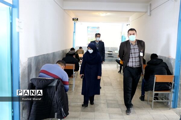 بازدید مدیرکل آموزش و پرورش آذربایجان غربی از فرآیند برگزاری امتحانات نهایی