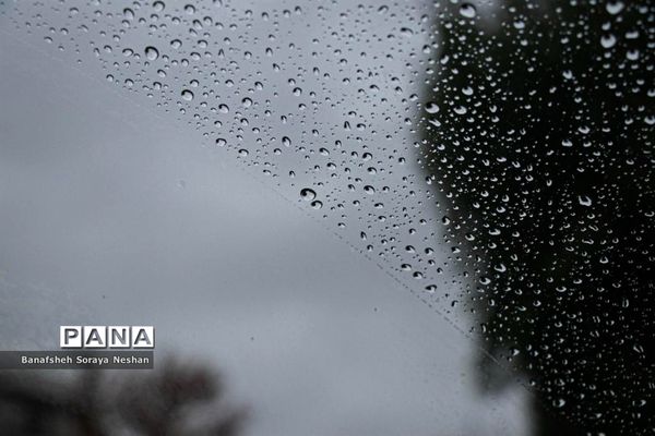 شیراز در یک روز بارانی