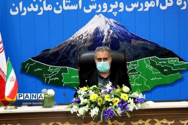 نشست مدیرکل آموزش و پرورش مازندران با خبرنگاران پانا