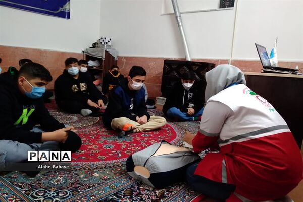 برگزاری دوره آموزشی کمک‌های اولیه در روستای قلعه فرامرز ملارد
