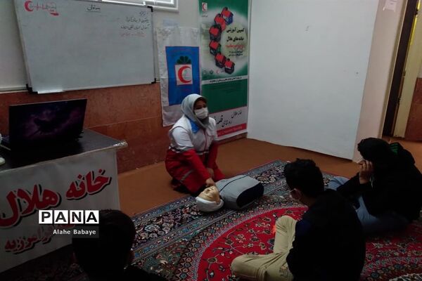 برگزاری دوره آموزشی کمک‌های اولیه در روستای قلعه فرامرز ملارد
