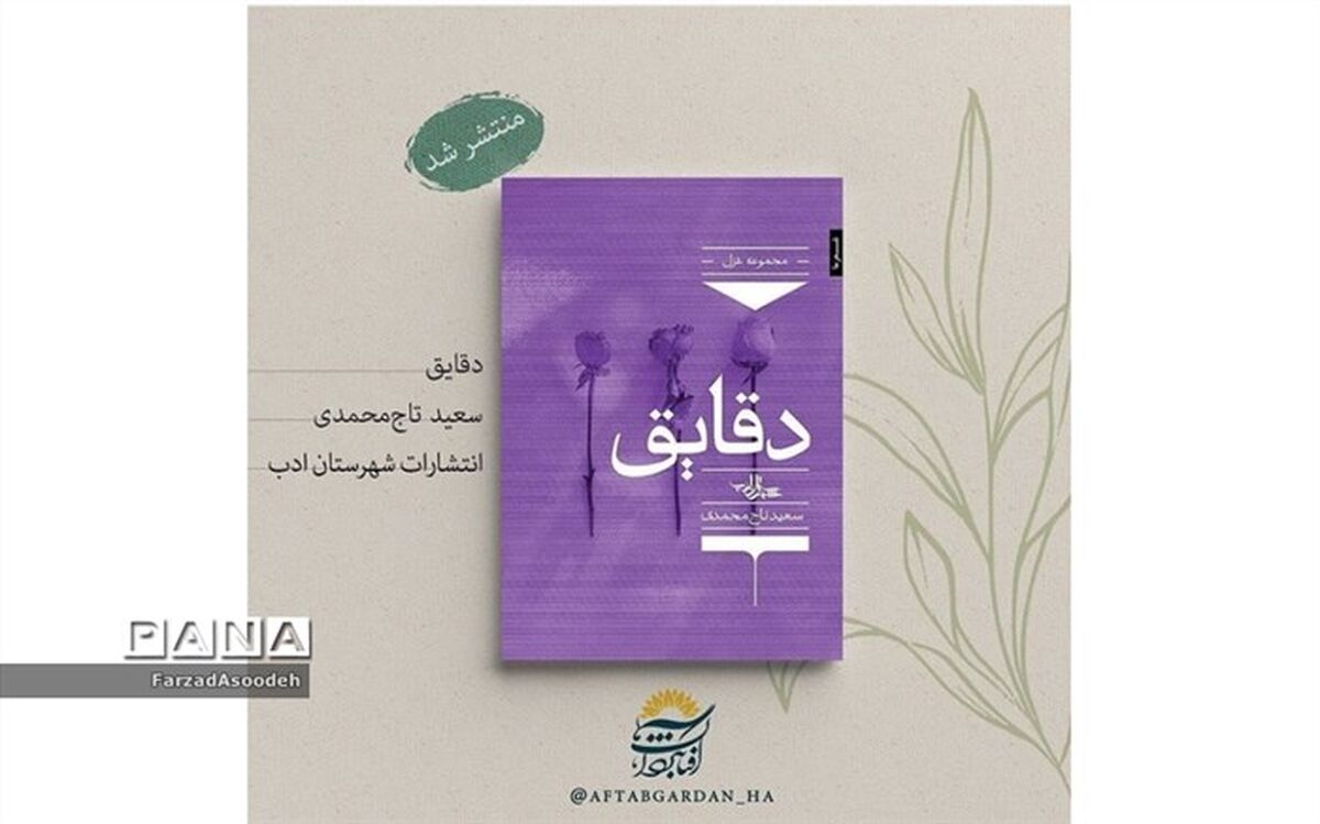 کتاب شعر دقایق، اثر شاعر کاشمری منتشر شد