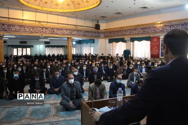 آیین تکریم و معارفه معاونان آموزش ابتدایی و پشتیبانی و توسعه مدیریت آموزش و پرورش فارس