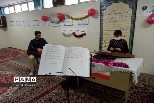 مراسم ولادت حضرت فاطمه زهرا (س) در دبیرستان شاهد محسنین  منطقه ۱۴