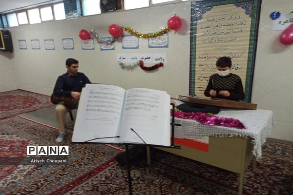 مراسم ولادت حضرت فاطمه زهرا (س) در دبیرستان شاهد محسنین  منطقه ۱۴