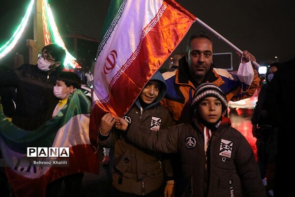 شادی مردم پس از صعود ایران به جام جهانی قطر