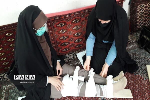 برگزاری دوره آموزشی شکستگی و آتل‌بندی در جوادآباد