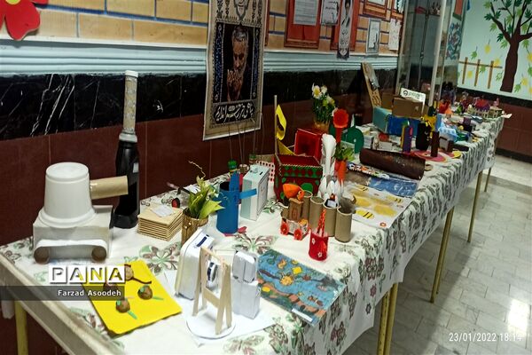 برگزاری نمایشگاه هنرهای دستی به‌مناسبت هفته طبیعت