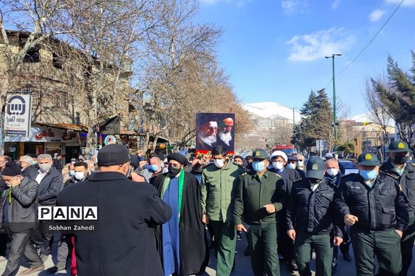 برگزاری راهپیمایی محکوم کردن جنایات رژیم آل سعود علیه مردم یمن در رودهن