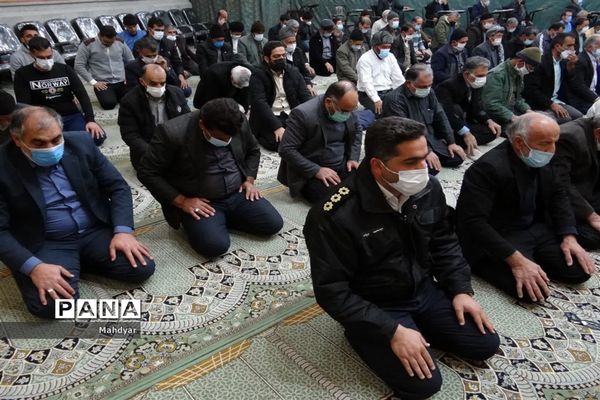 نماز جمعه در مسجد اعظم شهر جوادآباد