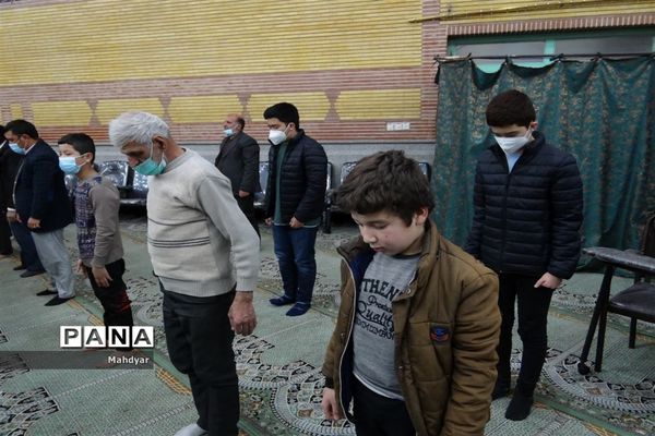 نماز جمعه در مسجد اعظم شهر جوادآباد