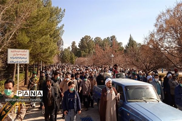 حمایت نمازگزاران جمعه کاشمر از مردم مظلوم یمن