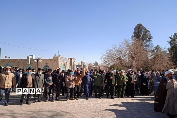 حمایت نمازگزاران جمعه کاشمر از مردم مظلوم یمن