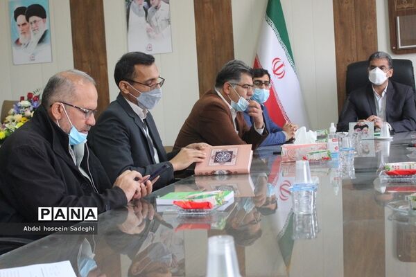 نشست هماهنگی برگزاری مسابقات قرآن، عترت و نماز اداره‌کل آموزش و پرورش استان بوشهر