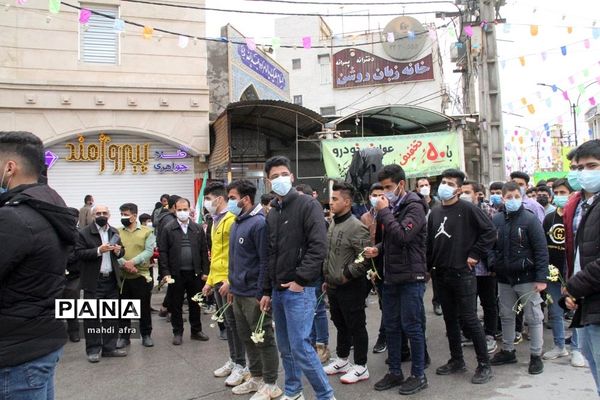 گلباران تمثال امام خمینی (ره) و شهدای انقلاب اسلامی شهرستان بهبهان