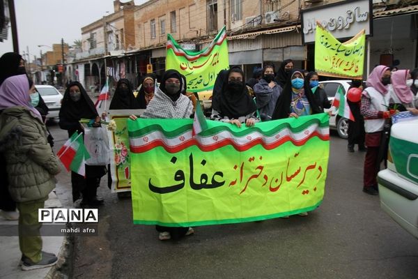 گلباران تمثال امام خمینی (ره) و شهدای انقلاب اسلامی شهرستان بهبهان