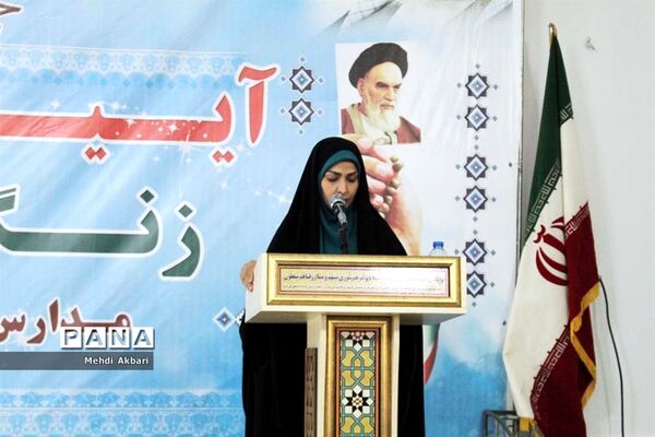 آیین نواختن زنگ انقلاب در ناحیه 4 اهواز