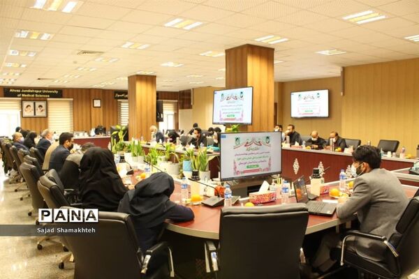 نشست خبری رئیس و معاونان دانشگاه علوم پزشکی جندی شاپور اهواز