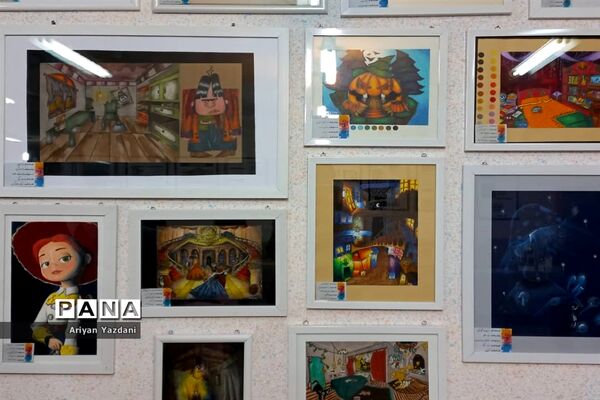 برگزاری نمایشگاه عکس و آثار هنری هنرجویان هنرستان هنر و اندیشه ناحیه یک شیراز