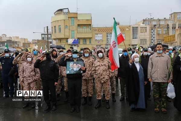 گرامیداشت ایام الله دهه فجر با حضور نیروهای مسلح در قم