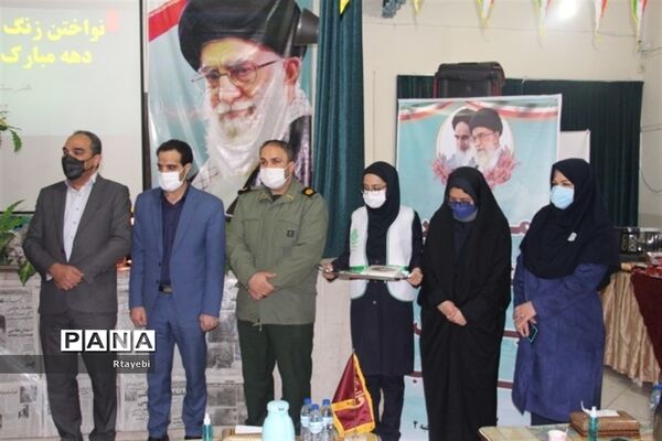 برگزاری مانور تشکیلاتی یاوران انقلاب اداره آموزش و پرورش ناحیه 2 در هنرستان دخترانه والفجر