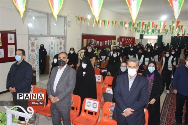 برگزاری مانور تشکیلاتی یاوران انقلاب اداره آموزش و پرورش ناحیه 2 در هنرستان دخترانه والفجر