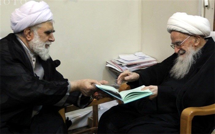 آیت الله صافی گلپایگانی در حمایت از محرومان و مظلومان جهان در وسط میدان قرار داشت